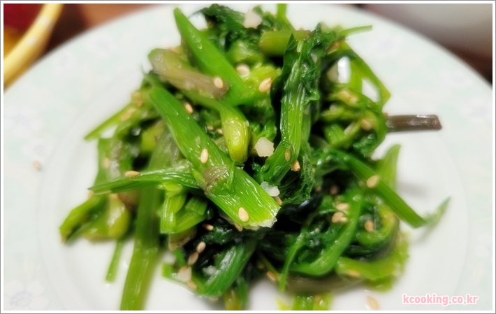 저칼로리 미나리무침 맛있게 만드는 법과 레시피
